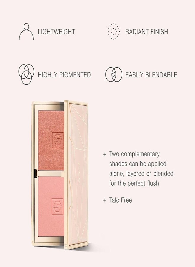 Jouer Blush Bouquet Duo 2 Shade Blush Palette High Pigment Powder Natural Flush Beauty Cosmetics Vitamin E Talc-Free Paraben, Gluten & Cruelty Free - Image 2